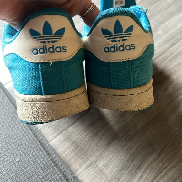 Adidas Turquoise blue shoes 6 1/2 from 2012 - Picture 5 of 7